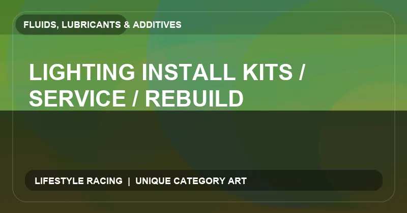 Lighting Install Kits / Service / Rebuild
